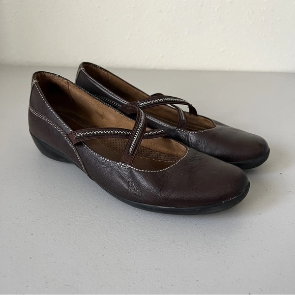 Naturalizer Soul Gift RoundToe Cushioned Flat Simple Knot Black Women’s 7.5 - Picture 9 of 9